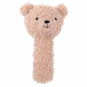 Hochet Teddy bear wild rose