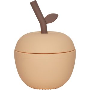 Tasse à paille pomme pêche