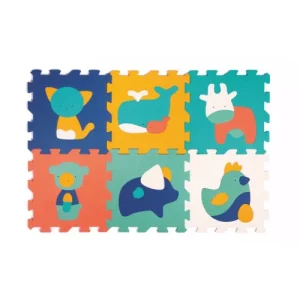 Tapis Mousse 6 Animaux- Ludi