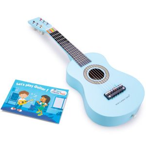 Guitare Bleue en Bois –  10342
