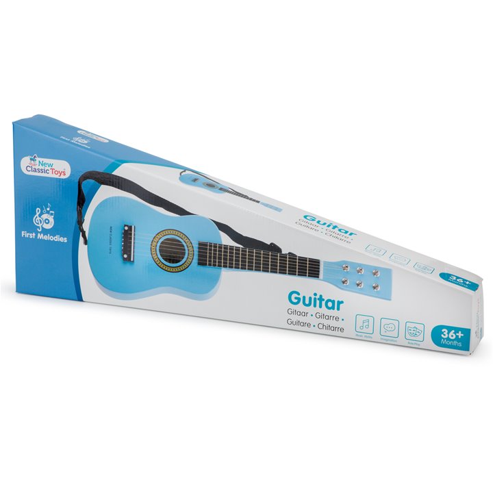 Guitare Bleue en Bois – 10342 – Image 5