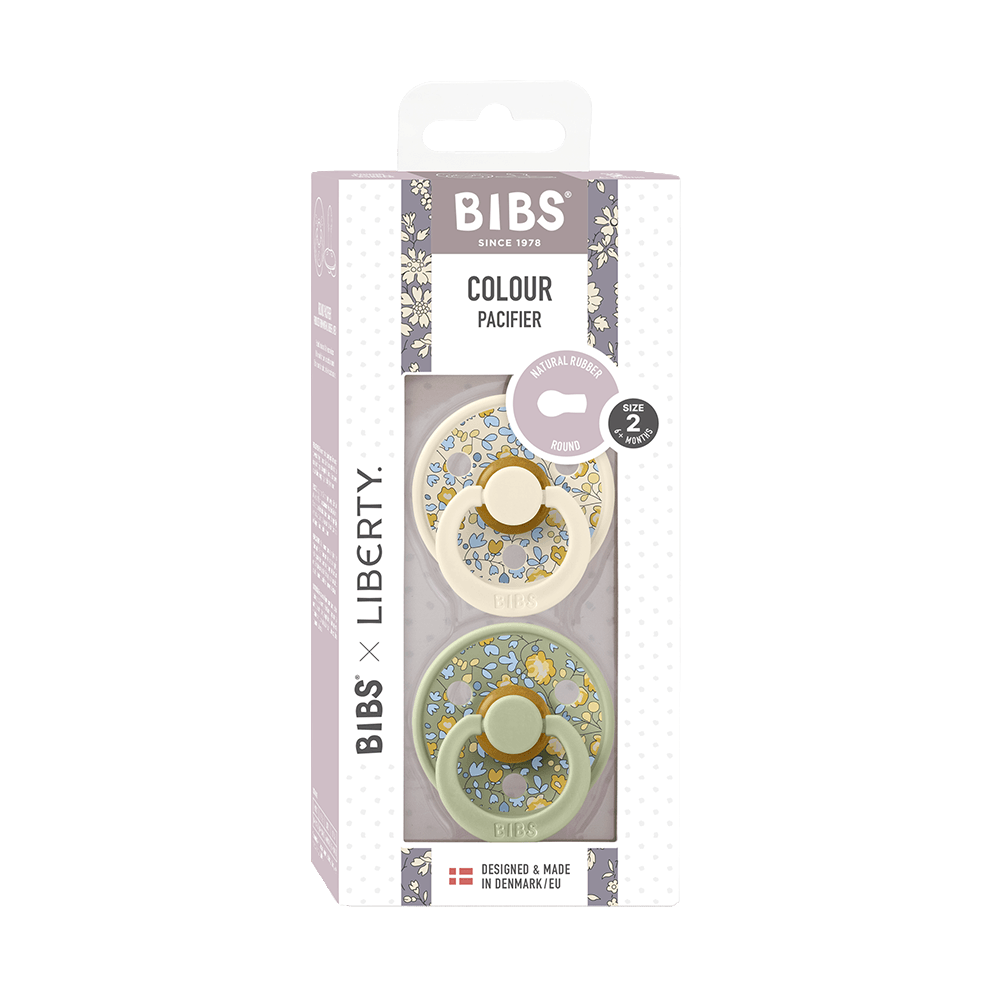 BIBS x LIBERTY Colour 2 Pack Eloise – Sage Mix – Image 5