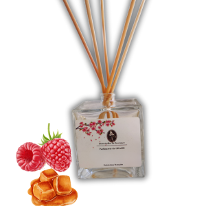 Bâtons sent-bon parfum FRAMBOISE CARAMEL 100ml