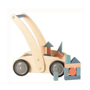 CHARIOT DE MARCHE AVEC BLOCS EN BOIS – EGMONT TOYS
