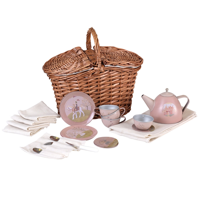 SET DE THE PRINCESSE DANS UN PANIER EN OSIER – EGMONT TOYS