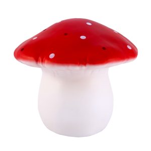 Lampe champignon moyen rouge