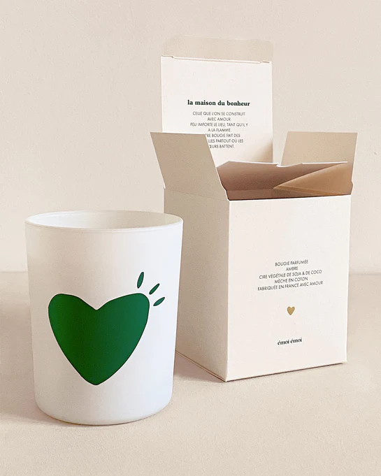 Bougie la maison du bonheur – senteur ambre – Image 5