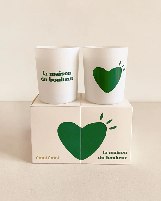 Bougie la maison du bonheur – senteur ambre – Image 3