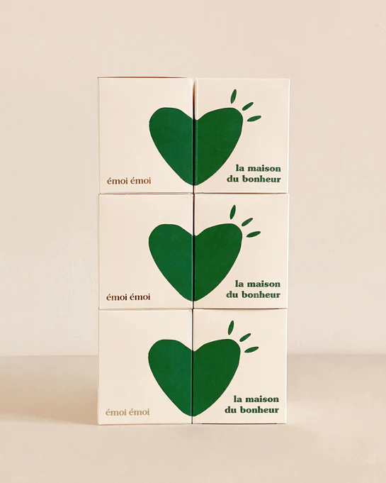 Bougie la maison du bonheur – senteur ambre – Image 2