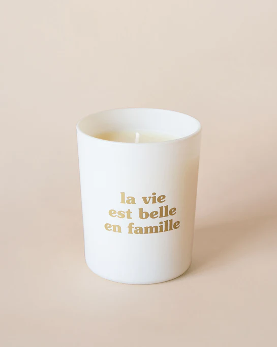 Bougie la vie est belle en famille
