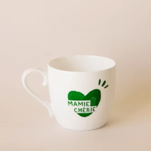 Mug coeur mamie chérie