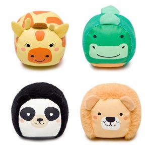 Set de 4 balles doudous – Jungle – Little Big Friends