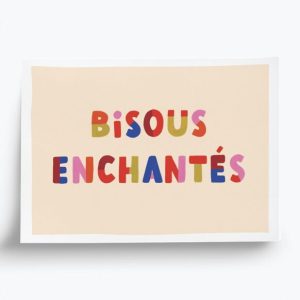 Affichette bisous enchantés