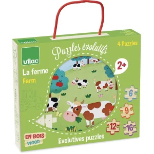 4 Puzzles évolutifs la ferme – 2632