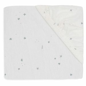 Drap-housse – Jersey – Twinkling Sea Green – Jollein