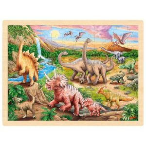 Puzzle, La Vallee Des Dinosaures 96 pièces – 57348 – Goki