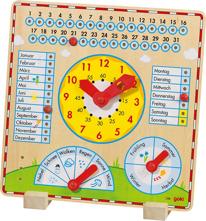 Horloge annuelle en allemand – Goki – 58888