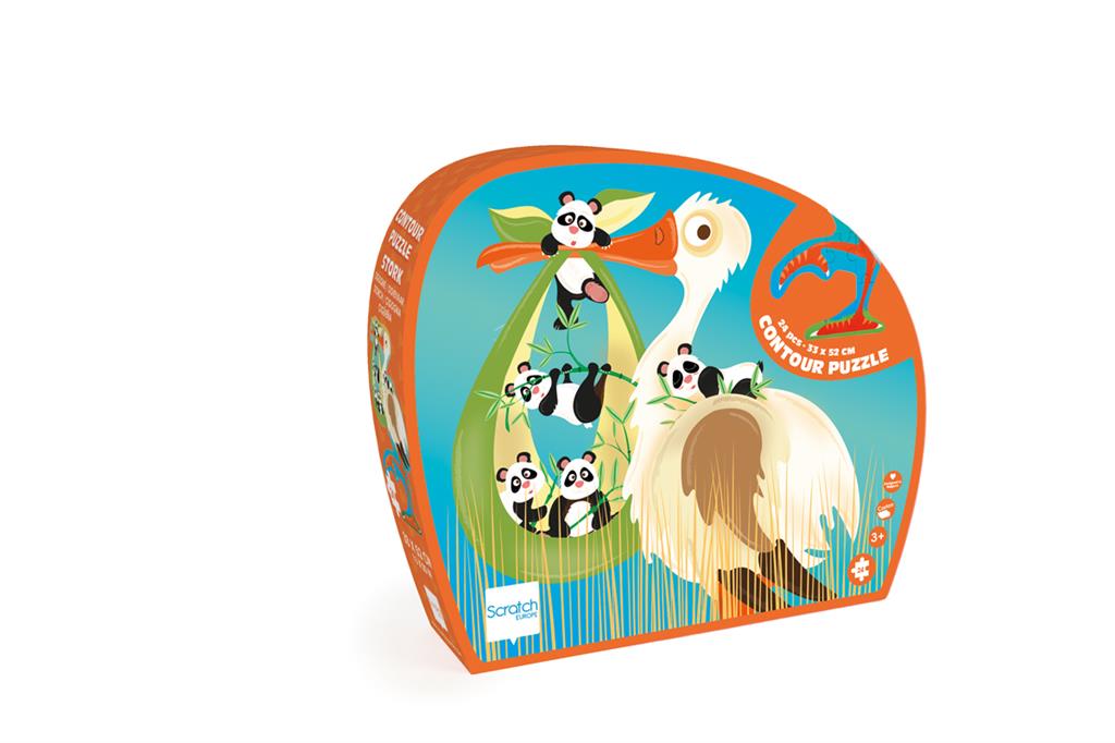 Puzzle contour Cigogne 24 pièces – 6181127 – Image 3