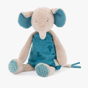 Peluche Eléphant Bergamote ( en boîte) Sous mon baobab – Moulin Roty