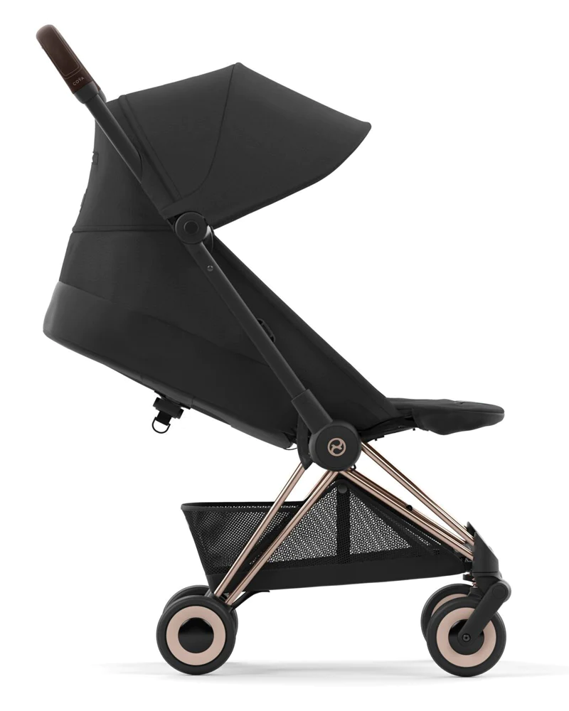 Pack Coya Rose Gold Sepia Black + Adaptateur +Aton B2 Volcano Black – Cybex – Image 2