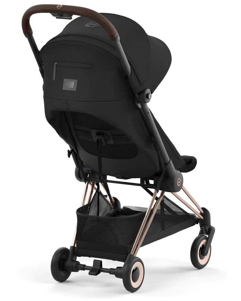 Pack Coya Rose Gold Sepia Black + Adaptateur +Aton B2 Volcano Black – Cybex – Image 3
