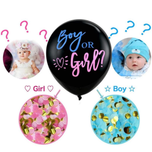 Ballon géant “Boy or Girl” pour fête révélation sexe bébé