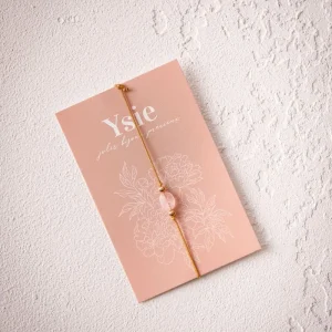 Ysie – Bracelet en quartz rose