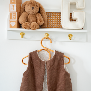 Veste sans manche – velour marron