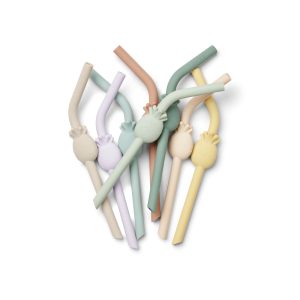 Lot de 8 pailles ananas Carlson