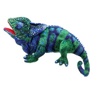Marionnette Grand Caméléon Bleu-Vert – The Puppet Company – PC009713