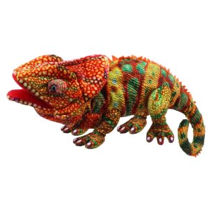 Marionnette Grand Caméléon Orange – The Puppet Company – PC009714