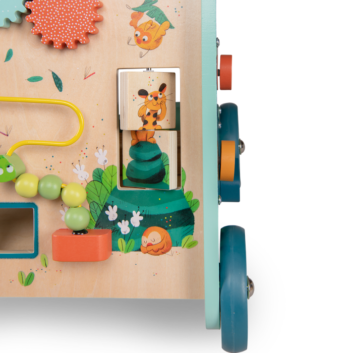 Chariot de marche d’activités Dans la jungle – Moulin Roty – Image 5