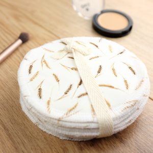 Lingettes démaquillantes lavables rondes (par 7)