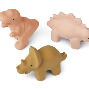 Lot de 3 jouets de bain dinosaures rose David