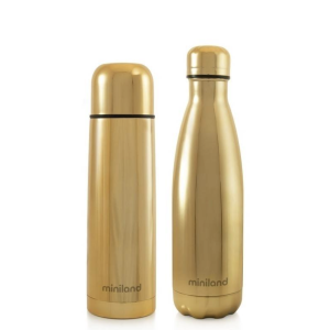 Deluxe lot de 2 thermos gold 500ml