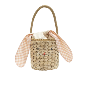 Panier en osier lapin