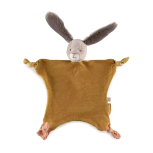Doudou plat Lapin Ocre – Trois Petits Lapins – Moulin Roty – 678017