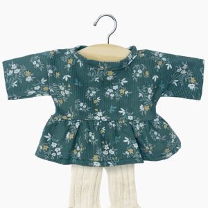 Ensemble top Ophelia + collants Chloé doux agneau