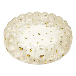 Grande piscine transparente citron