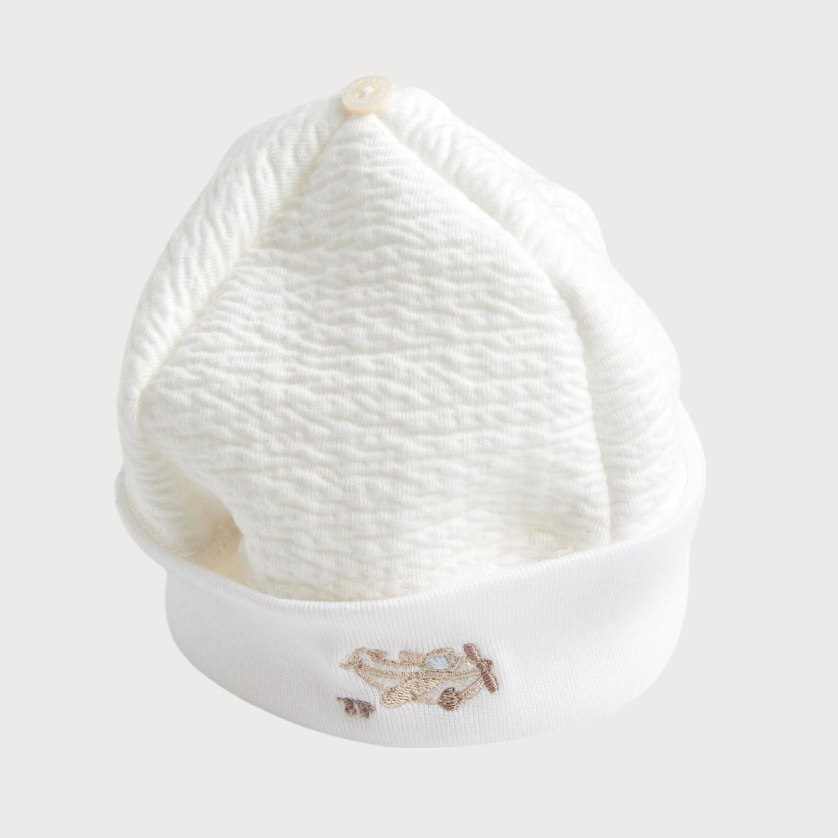 Bonnet jersey gaufré Ivoire – Théophile et Patachou – Image 2