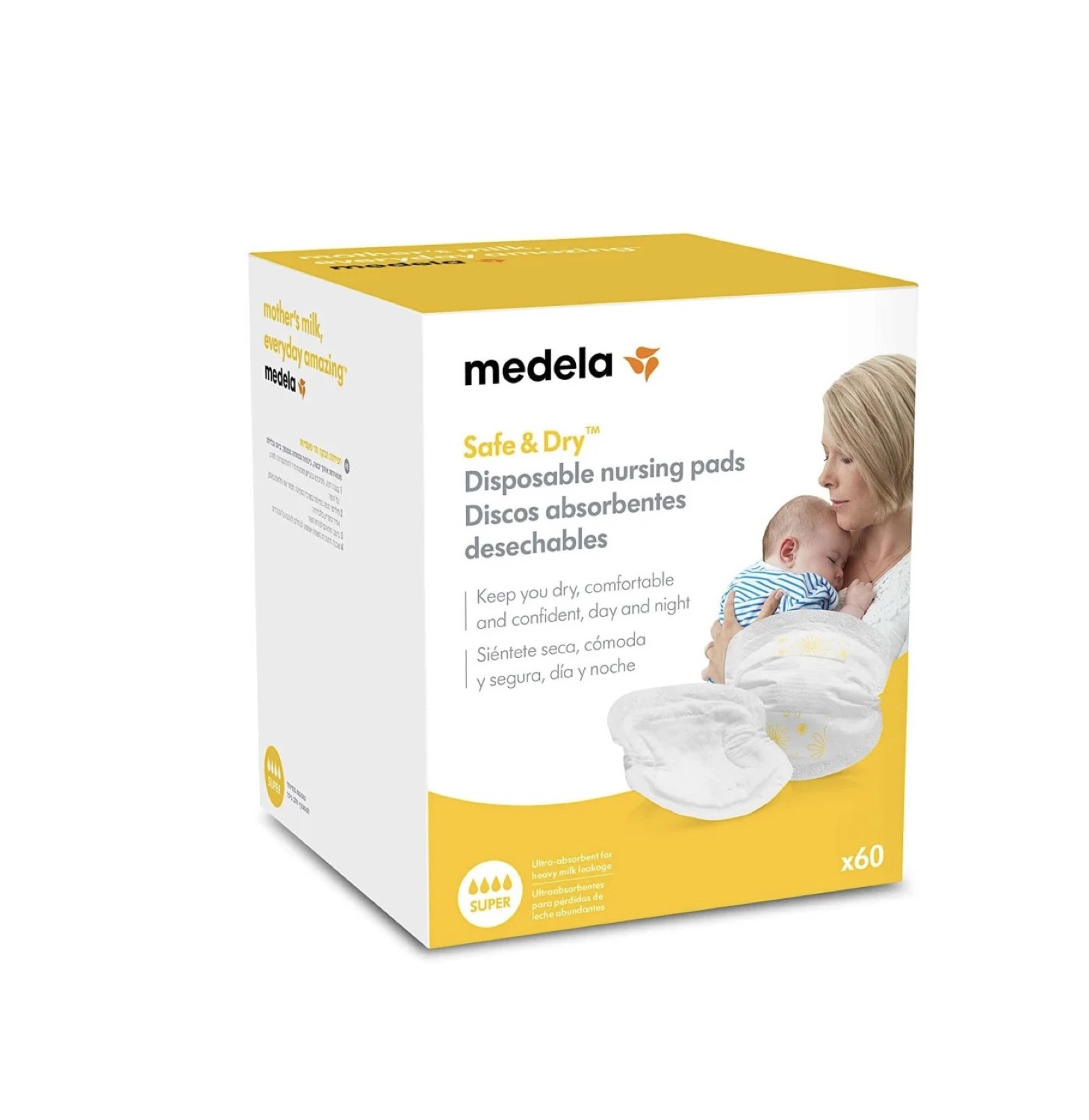Coussinets D’Allaitement Jetables 60 Pièces Medela