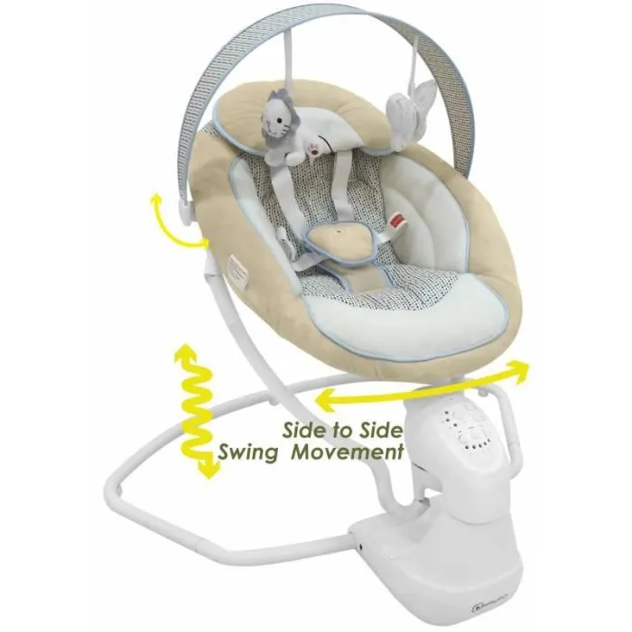 Transat balancelle Cuddly Beige – BabyGo – Image 2