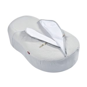 Cocoonacover ouatinée – Fleur de coton grey Red Castle