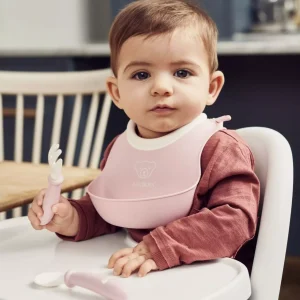 Mini Bavoir, lot de 2 Vert Pastel / Rose Pastel