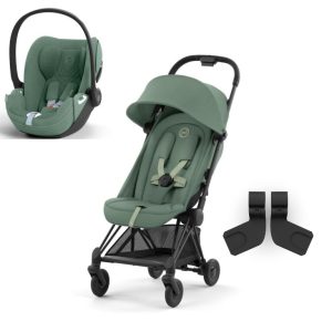 Pack Coya Matt Black Green + Adaptateur + Cloud T I-Size Green – Cybex