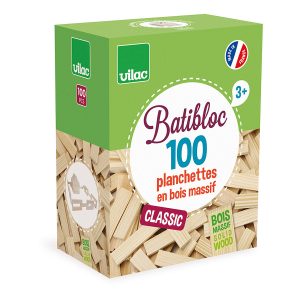 Jeu de construction, Batibloc Classic 100 planchettes – Vilac