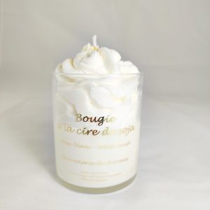 Bougie chantilly Musc blanc 190gr
