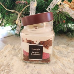 Bougie Brownie Framboise 220gr