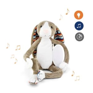 Bo le Lapin : Peluche Musicale Veilleuse pour des Nuits Douces – ZAZU