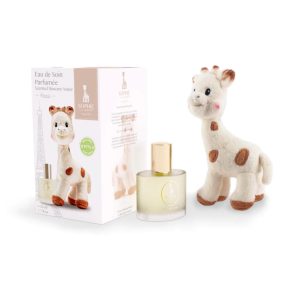 COFFRET EAU DE SOIN PARFUMÉE 50ML + PELUCHE – Sophie la girafe